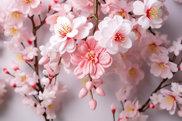 Bloemen Chinese pruimenbloesem Genatieve AI