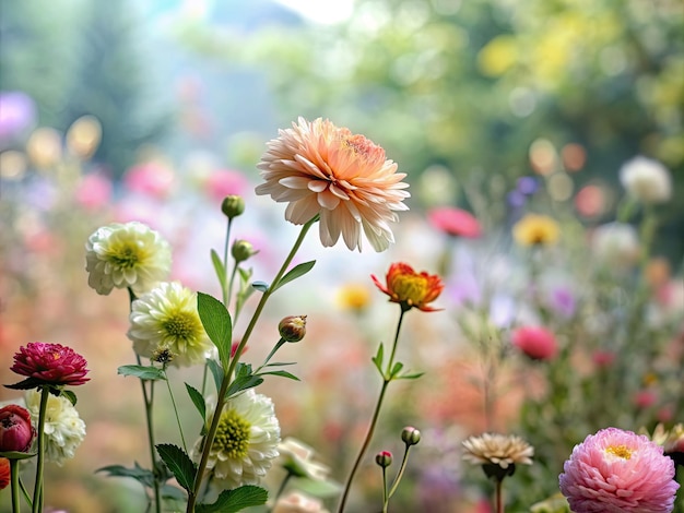 Bloemen en bloemen achtergrondmateriaal