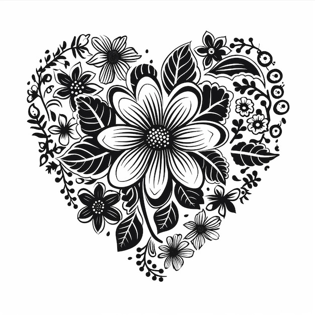 Bloemen en patronen voor Valentijnsdag