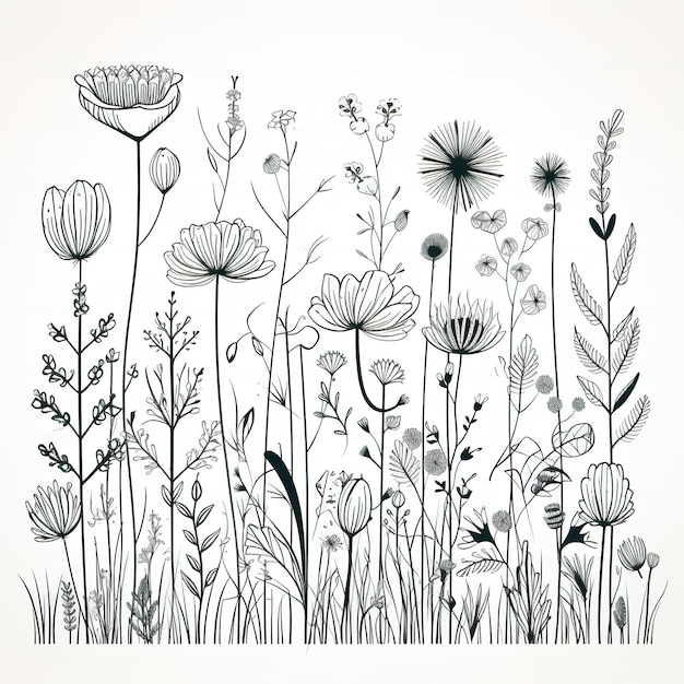 bloemen illustratie