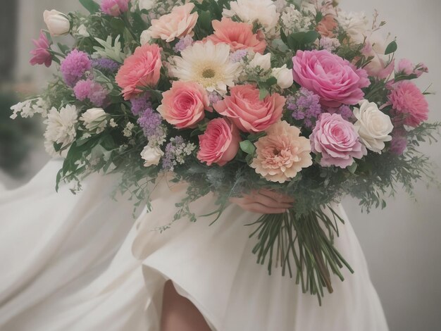 bloemen mooie close-up afbeelding ai gegenereerd