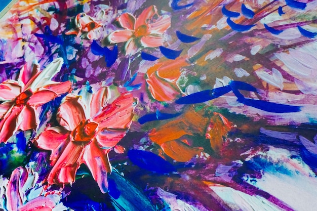 Bloemen schilderen