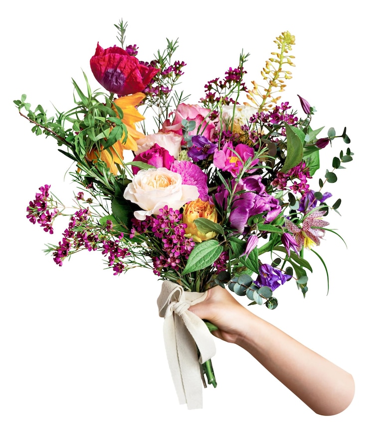 Foto bloemenboeket png bloem doorzichtige achtergrond