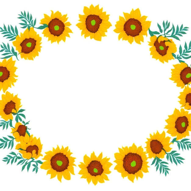 bloemenframe illustratie floralfra 5