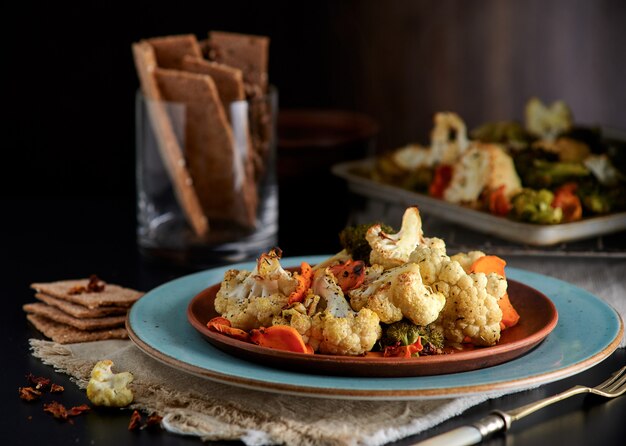 Bloemkool Gebraden Vegetarische Dieetschotel