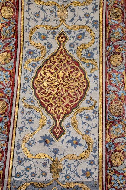 Bloemkunstpatroon voorbeeld van de Ottomaanse tijd
