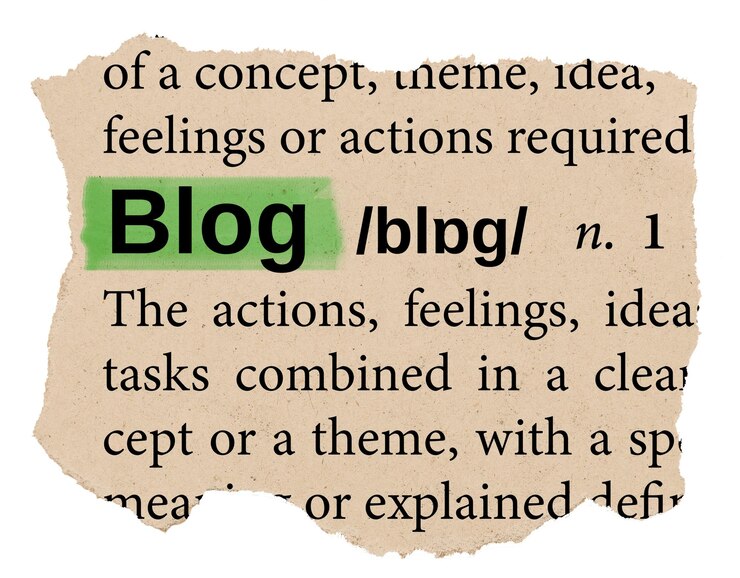 फोटो blog png word sticker torn paper dictionary transparent background