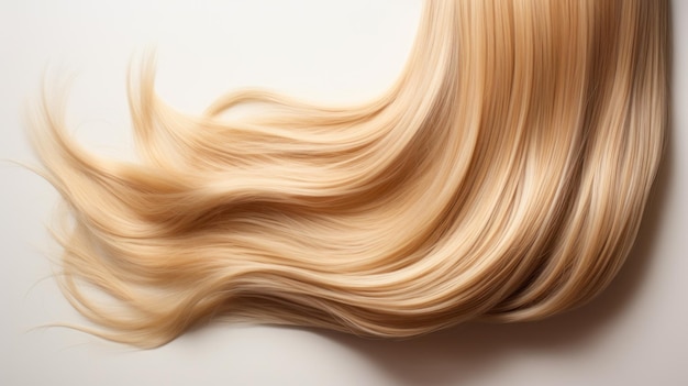 blond haar voor pruiken en voor haarverlenging generatieve ai