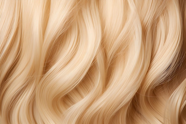 Blond haar