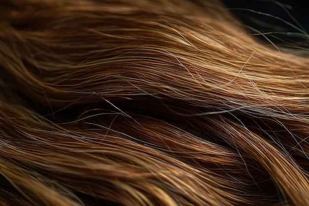 Blonde or light brown human hair texture