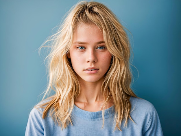 Photo blonde teen