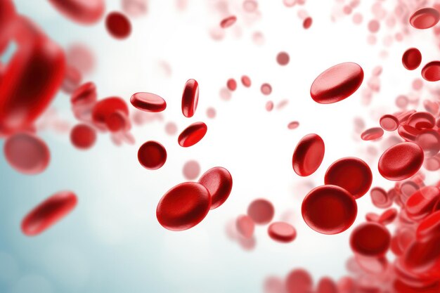 Blood cells wave on white background ar 32 v 52 Job ID ed05102e3b104e4dbce16230c7cc76c6