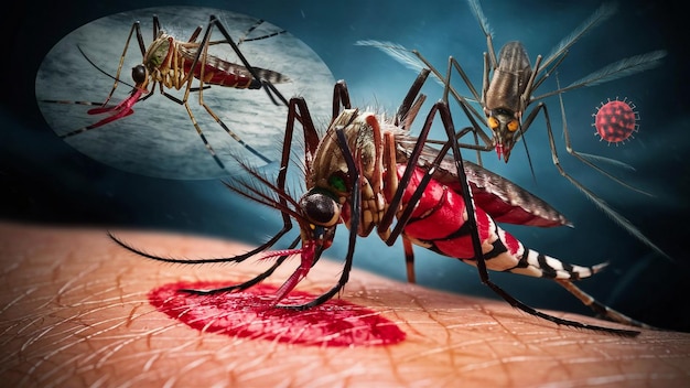 Photo a blood covered mantis has a blood drop on his arm