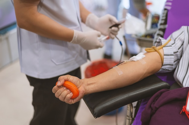 Foto foto donazione di sangue