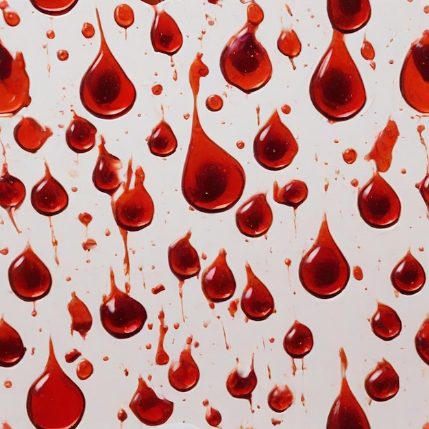 Sfondamento della consistenza della macchia di goccia di sangue