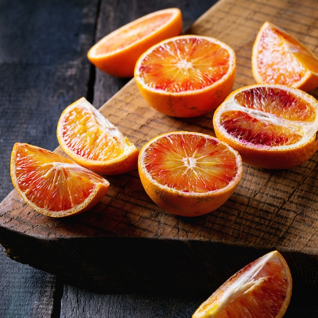 Blood orange fruit