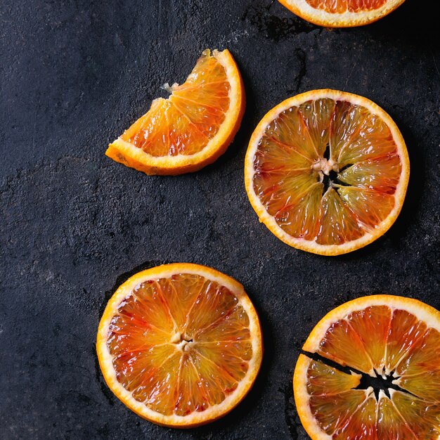 Blood orange fruit