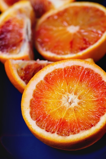 Blood orange fruit