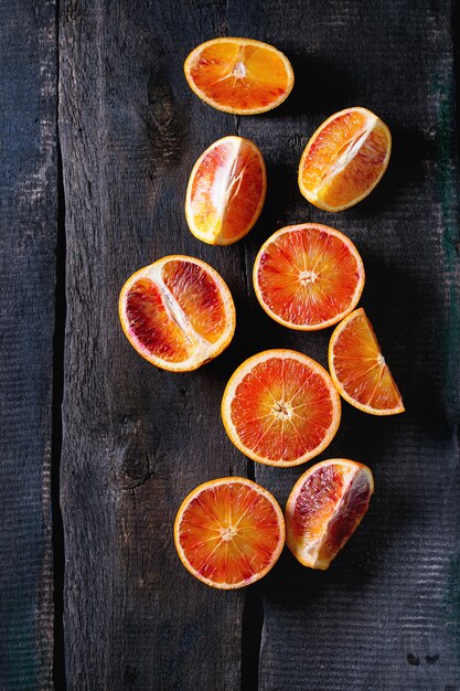 Blood orange fruit