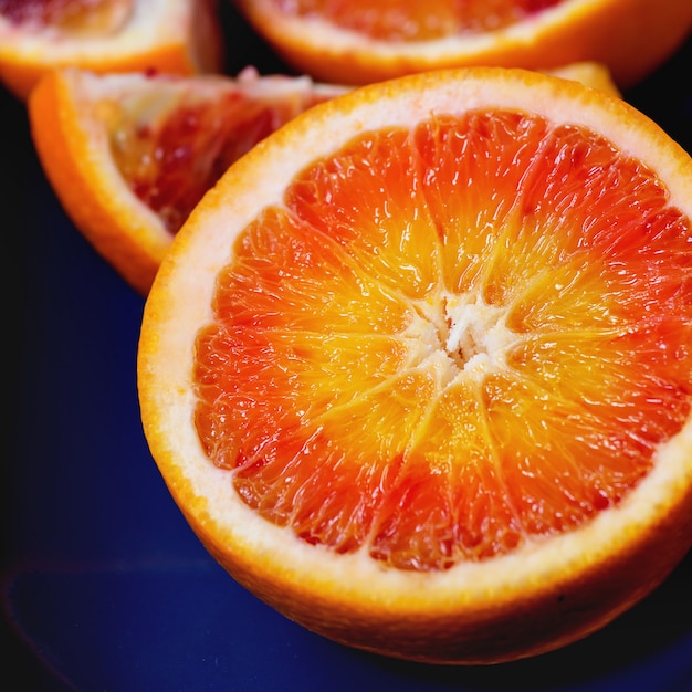 Blood orange fruit