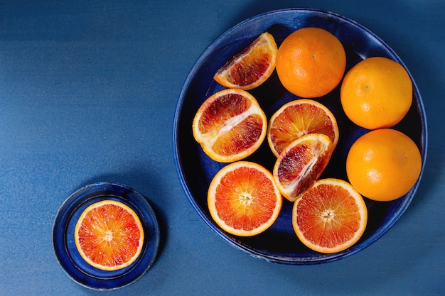 Blood orange fruit