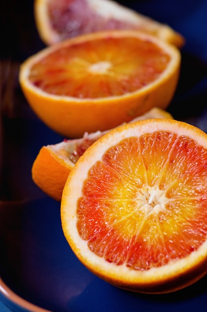 Blood orange fruit