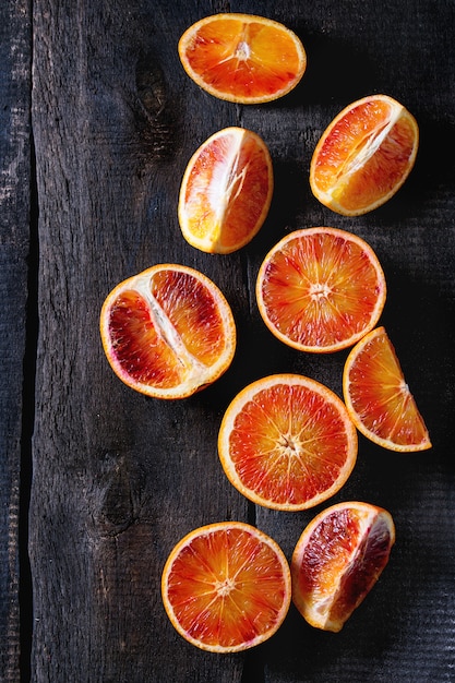 Blood orange fruit