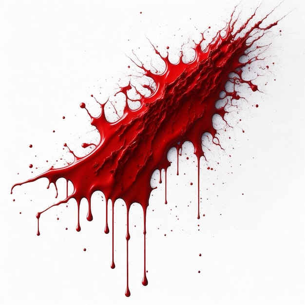 Blood splash background generated Ai