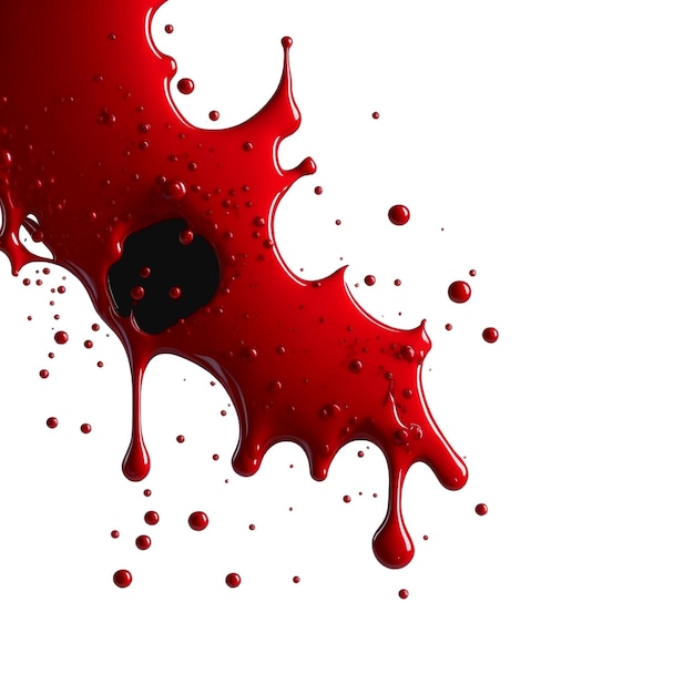 Blood splash background generated Ai