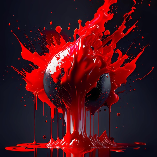 Blood splash background