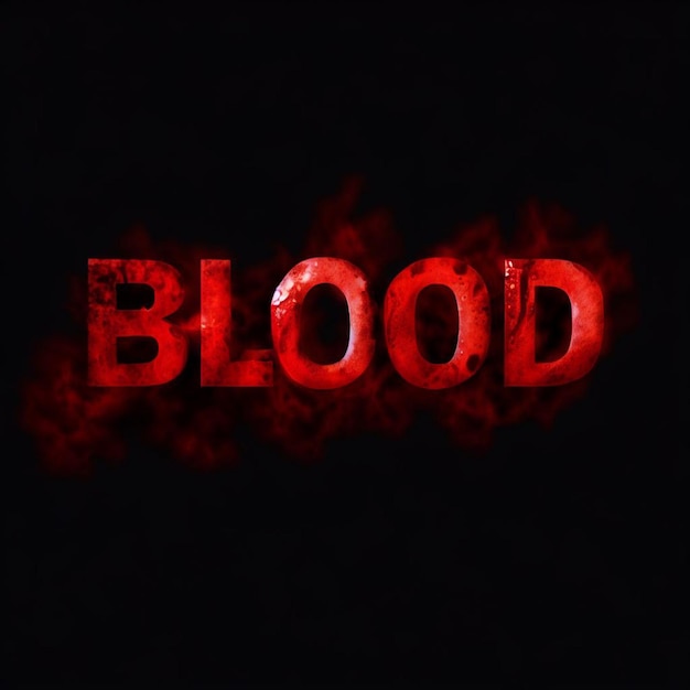 Blood Text Effect