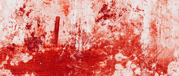 Blood on a white wall background Blood stained dirty wall background horror background