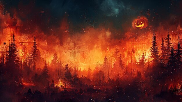 Bloodthirsty Halloween Background