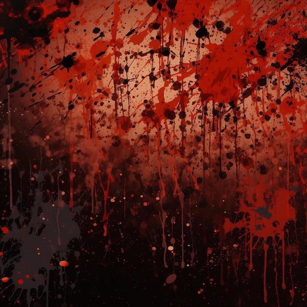 Photo bloody splatter halloween background