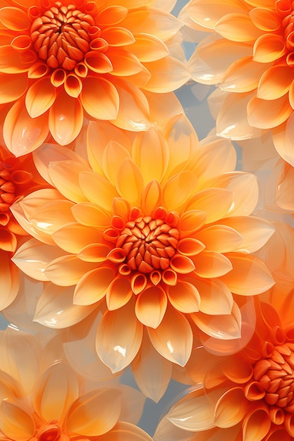 Blooming Beauty Delicate Floral Patterns in Vibrant Colours A Macro Closeup of a Pink and Red Dahlia Blossom Symbolizing Love and Freshness on a Bright Summer Background