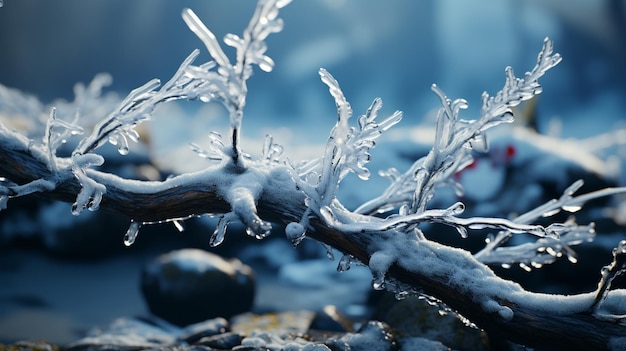 写真 花をかせた桜の枝