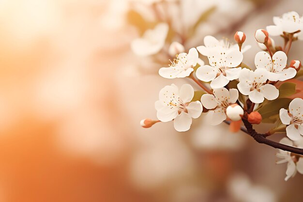 Blossom Background Backdrop and Copy Space