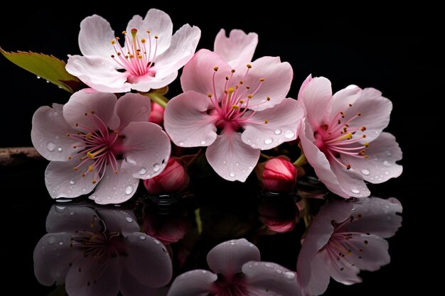 Blossom cherry flowers