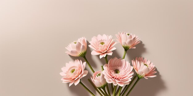 흰색 바탕에 꽃의 광채 꽃