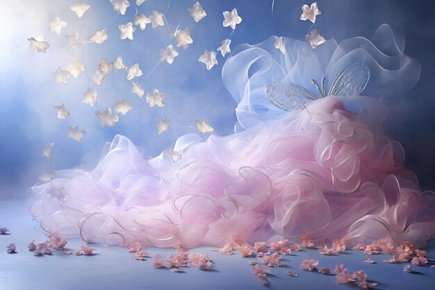 Blossom Waltz Background for Dancing Words