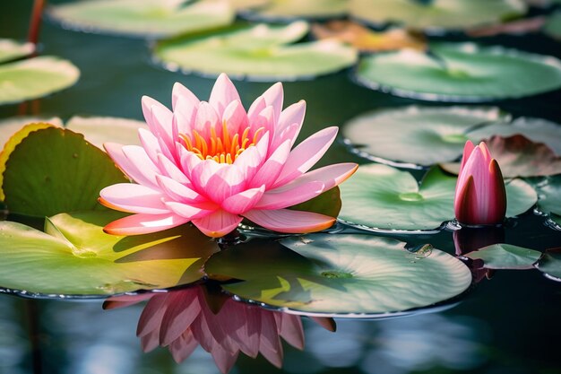 Blossom on the Water lotus flower photo