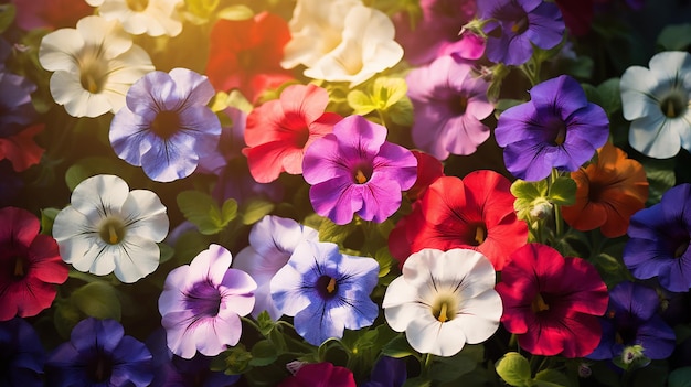 Blossoming Multiflora Petunia Mix