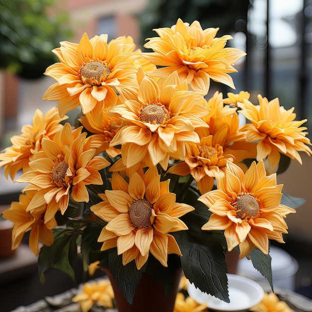 Blossoming Sunflower Beauty Sunflower Photo