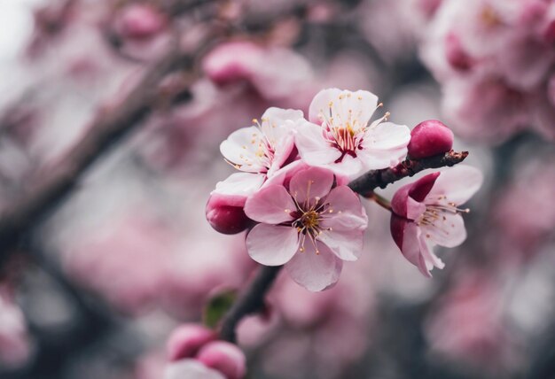 Photo blossoms in the breeze a botanical symphony