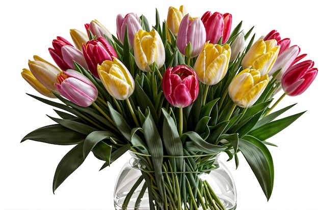 Blossoms of Joy Tulip Bouquet Elegance