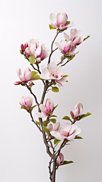 Фото Цветы персика prunus persica 