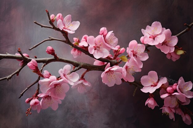 Blossoms of Serenity A Magnificent Display of Pink Flowers on a Tree Branchar 32