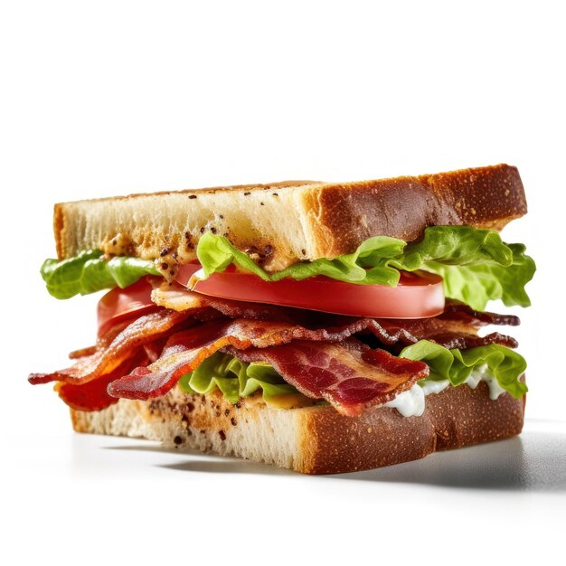 blt sandwich sandwitch spek sla en tomatensandwiches koud gesneden spek panini sub