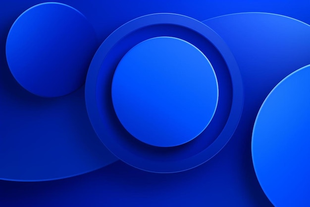 Photo blue abstract background elegant circle shap