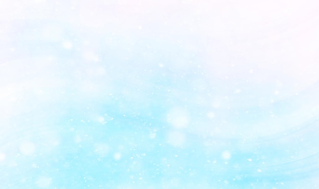 Photo blue abstract background snowfall watercolor